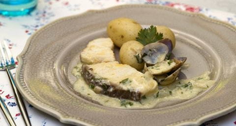 recipe image Coentrada de tintureira com amêijoas