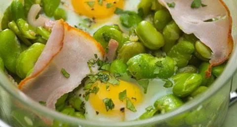 recipe image Favas com ovos