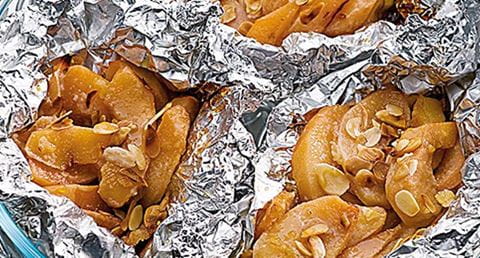 recipe image Marmelos em papelotes com amêndoa