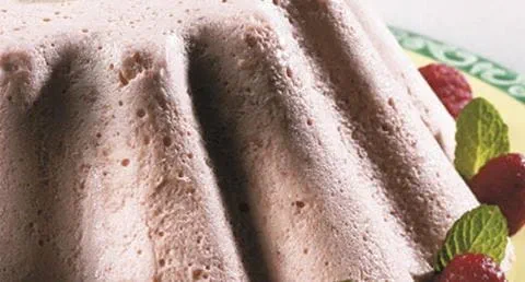 recipe image Bavarois de Framboesa