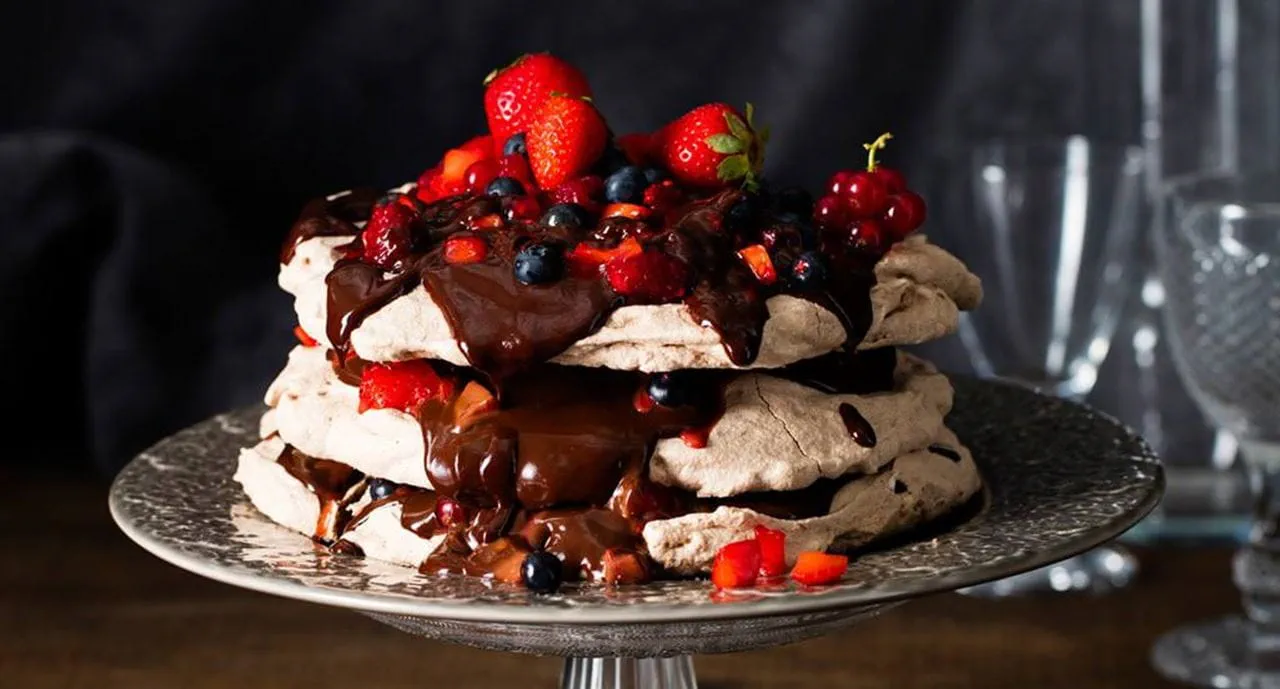 recipe image Pecado de Chocolate com Frutos Vermelhos