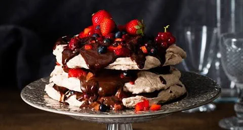 recipe image Pecado de Chocolate com Frutos Vermelhos