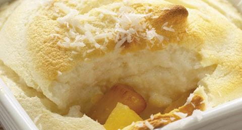 recipe image Taças nevadas de abacaxi e coco