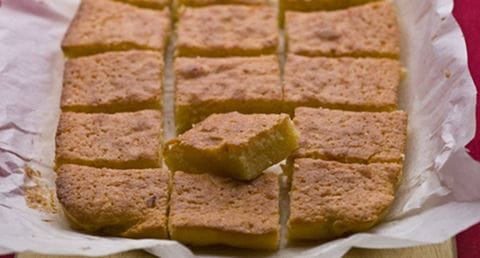 recipe image Quadrados de amêndoa