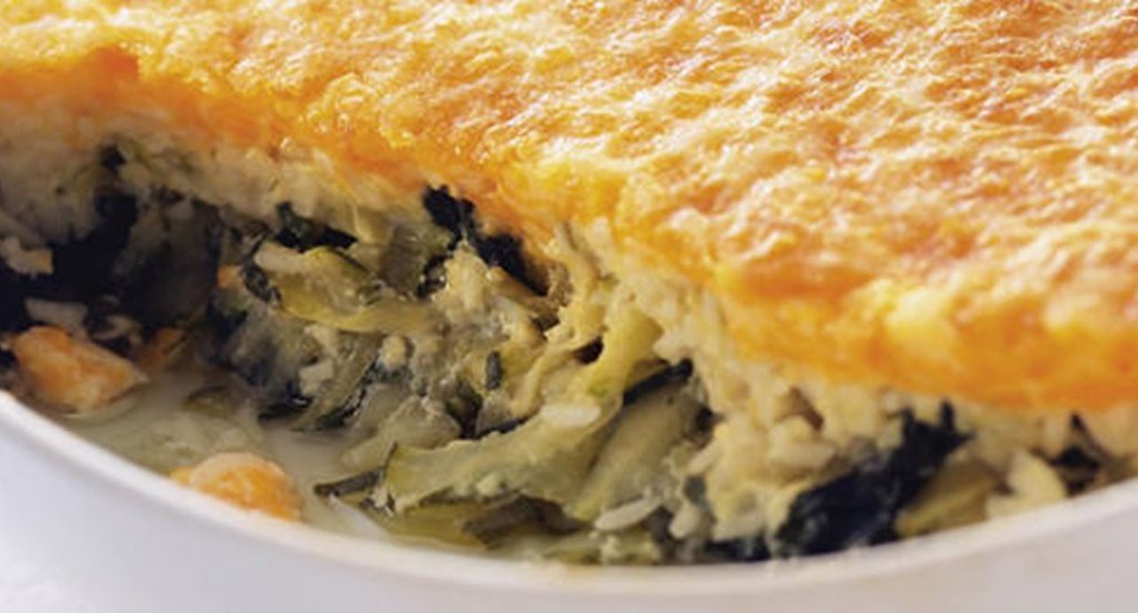 recipe image Pastelão de Courgettes com Arroz