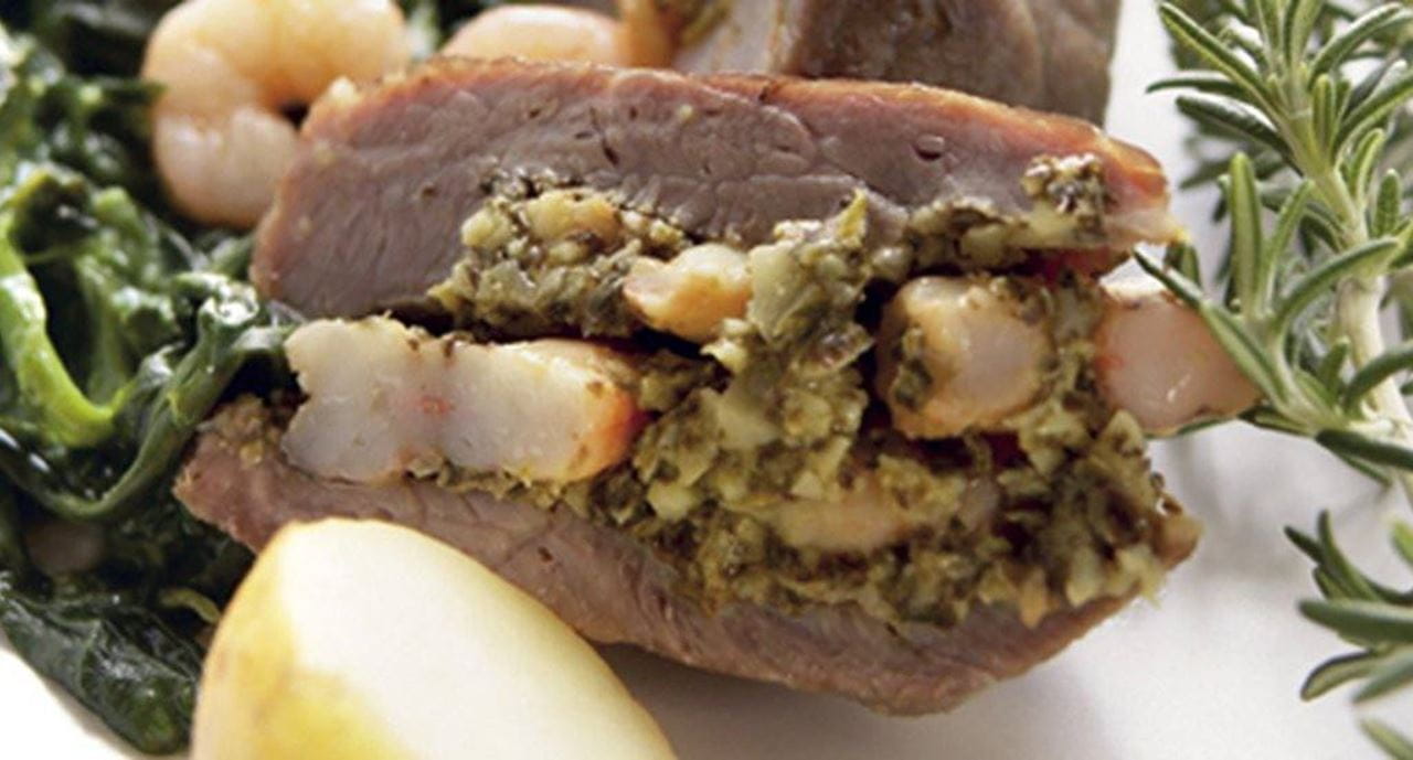 recipe image Porco preto com recheio de camarão