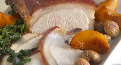 recipe image Carré de Porco com Pêssego