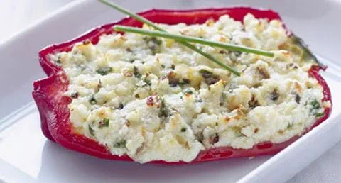 recipe image Pimentos Assados com Creme de Requeijão