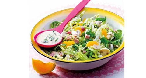 recipe image Salada de lombarda com clementina