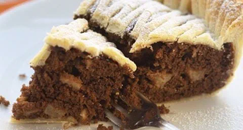 recipe image Bolo folhado com chocolate e maçã