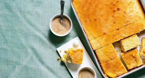 recipe image Bolo especial de limão com gelado Carte D’Or Vanilla Pecan