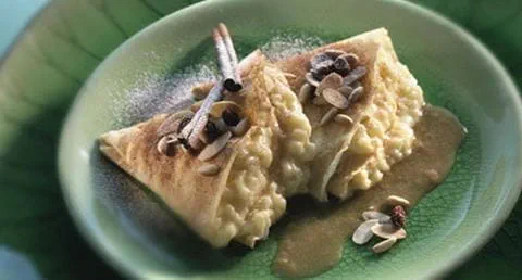 recipe image Crepes de Arroz Doce com Caramelo Cremoso