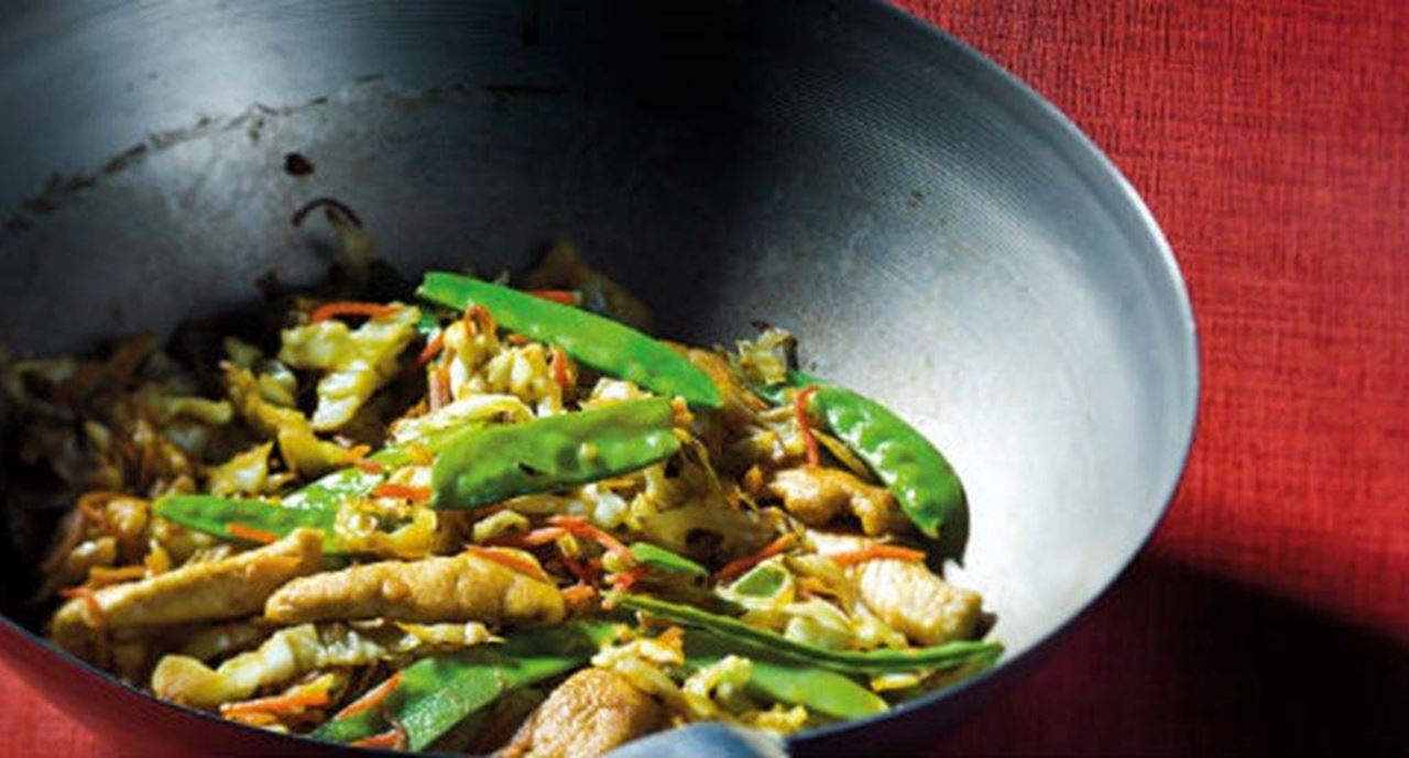 recipe image Frango com ervilhas tortas