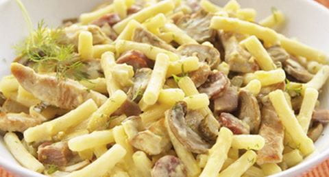 recipe image Macarronete com tiras de peru