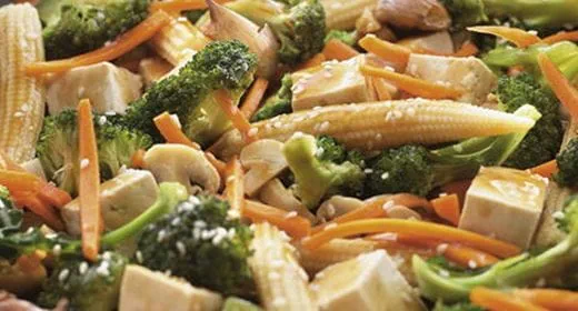 recipe image Tofu na Frigideira com Vegetais