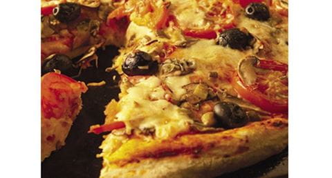 recipe image Pizza de cogumelos e tomate fresco