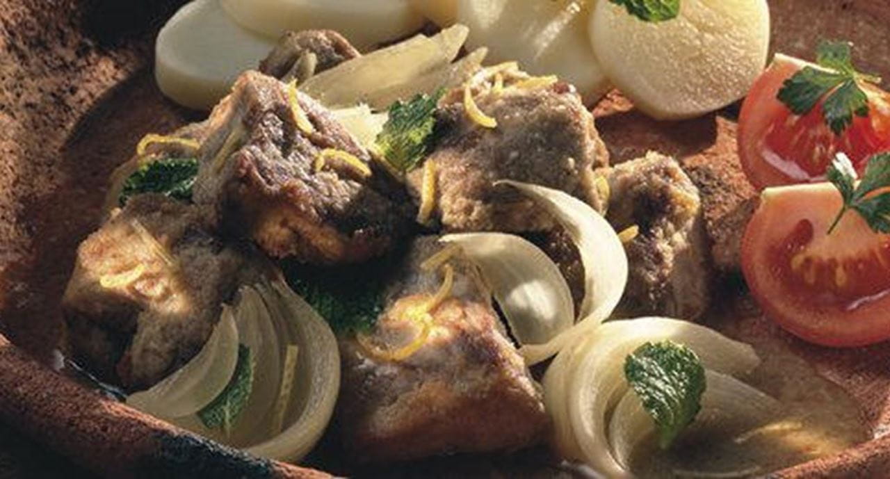 recipe image Borrego com Hortelã