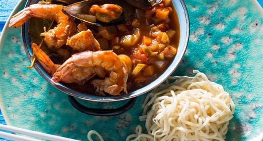 recipe image Noodles à Marinheira