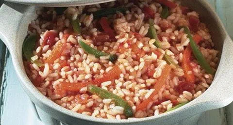 recipe image Arroz de Pimentos