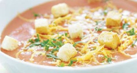 recipe image Sopa de tomate com ovos