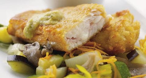 recipe image Cordon bleu de espada preto com legumes suados