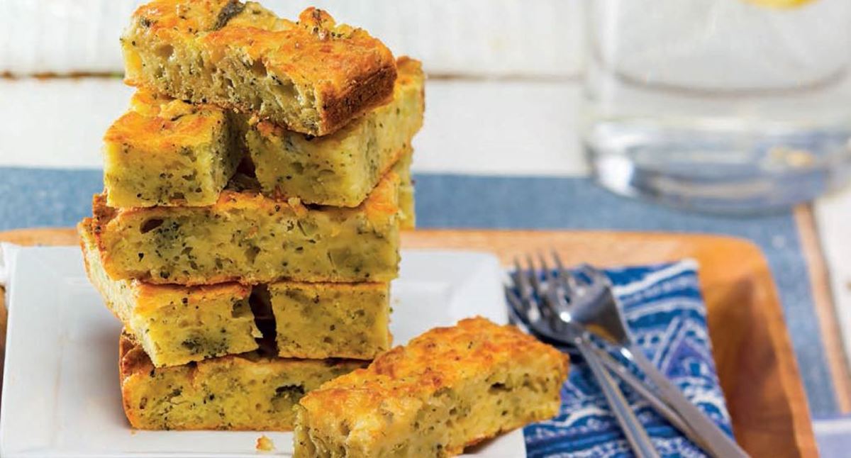 recipe image Quadrados deliciosos de queijo e brócolos