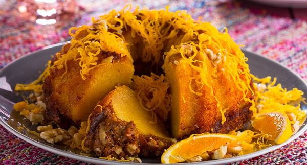 recipe image Pudim de Laranja e Mel com Nozes