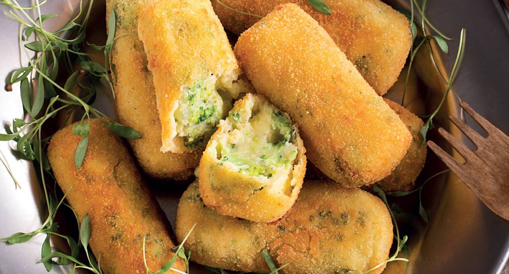 recipe image Croquetes de Batata e Bróculos