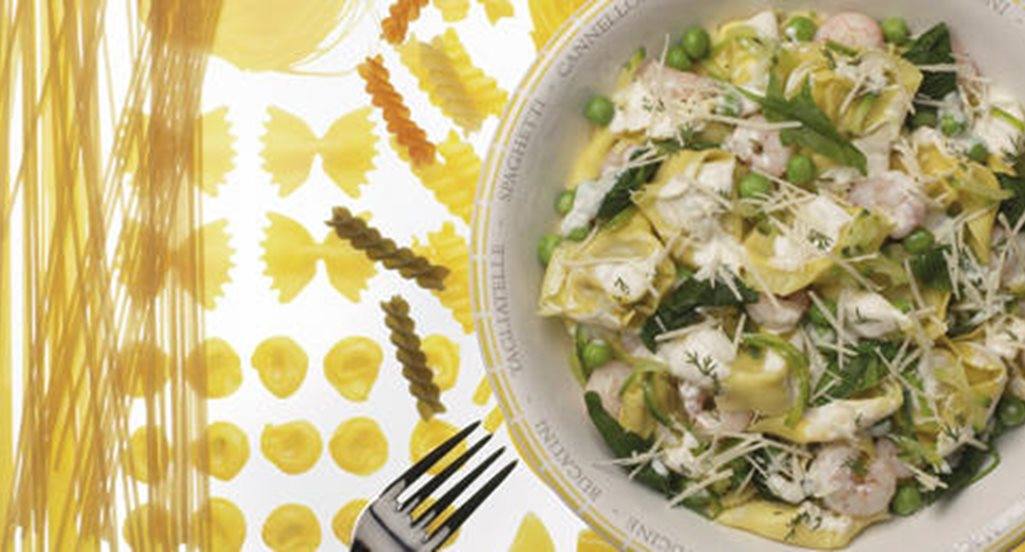 recipe image Tortelini com Gambas e Vegetais