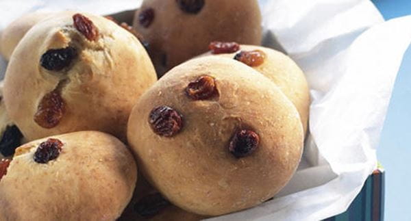 recipe image Pãezinhos de Lanche com Passas