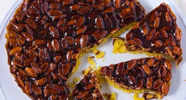 recipe image Tarte de amêndoa caramelizada