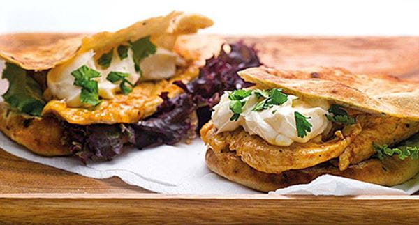 recipe image Pão nan com sabores orientais