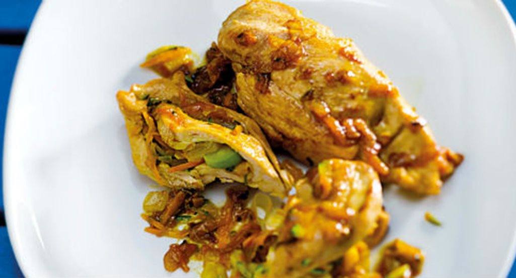 recipe image Peitinhos de frango recheados com legumes