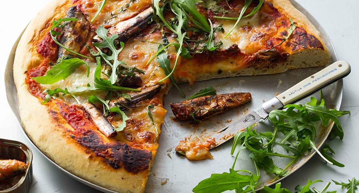 Pizza de sardinhas