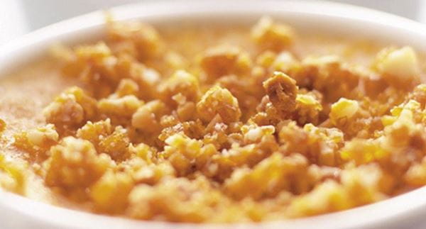 recipe image Pudim de ovos com praliné de amêndoa