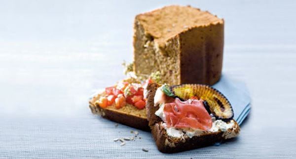 recipe image Pão de centeio com tâmaras  e sementes de girassol