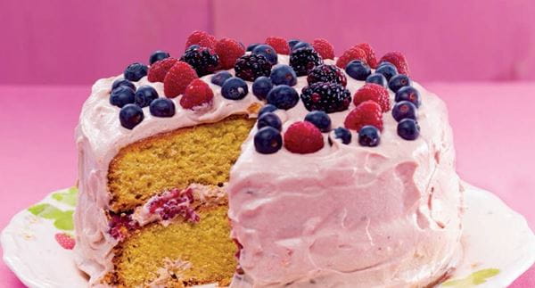 recipe image Bolo de nata com recheio e creme de framboesas